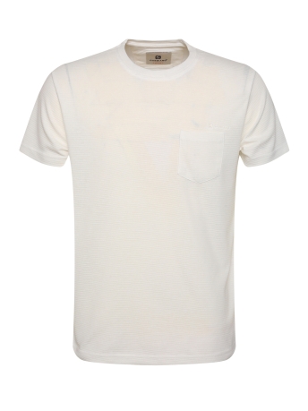 Gabbiano T-shirt T SHIRT MET BORSTZAK 14021 102 Ecru