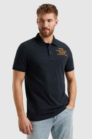 PME legend Polo POLO SHIRT WITH SMALL ARTWORK PPSS2406887 5281