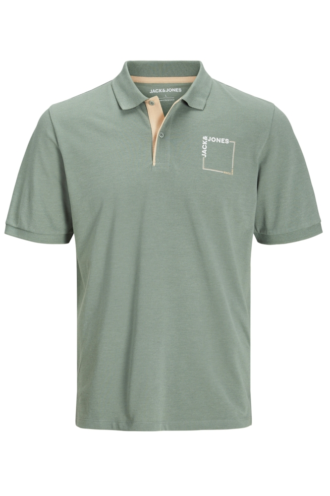 JJVERNER POLO SS 12269307 ICEBERG GREEN/MELANGE