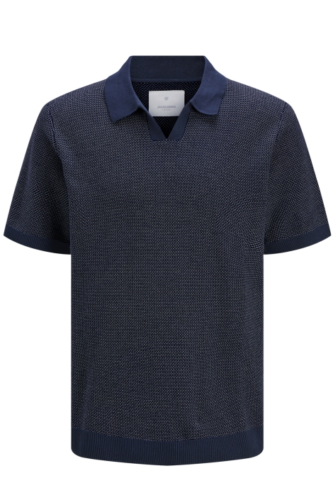 Jack & Jones jprcceaston knit split neck ss sn