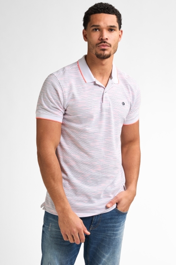Petrol Industries Polo POLO MET PRINT M 1050 POL914 0000 BRIGHT WHITE