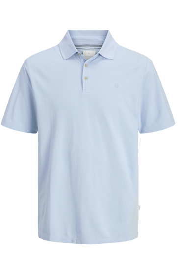 Jack & Jones Polo JPRBLUWILLIAM WASH SS POLO SN 12257315 CHAMBRAY BLUE