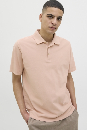 Jack & Jones Polo JPRBLUWILLIAM WASH SS POLO SN 12257315 ROSE DUST