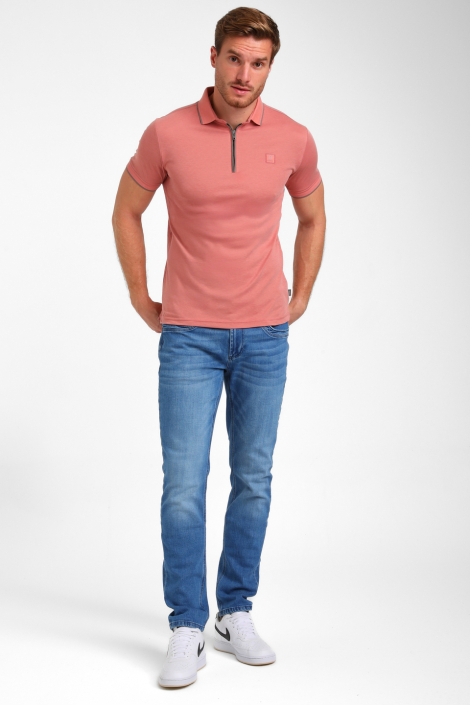 Gabbiano oranje heren polo | Model