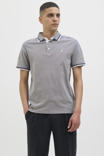 Jack & Jones Polo JJEPAULOS POLO SS NOOS 12136668 ULTIMATE GREY/PLAY