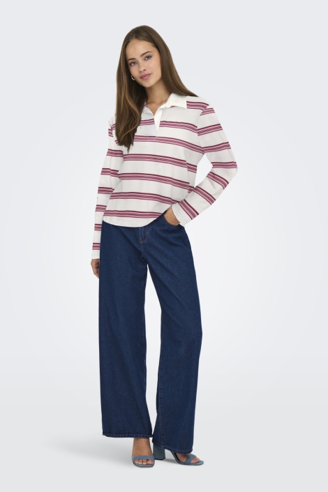 Jacqueline de Yong witte dames t-shirt | Model