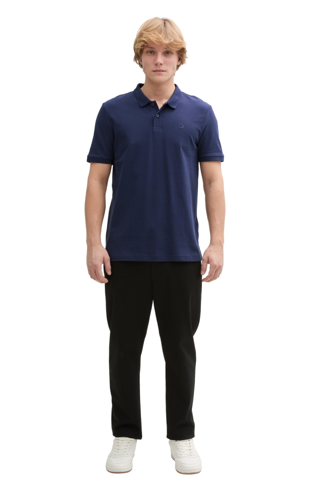Tom Tailor blauwe heren polo | Model
