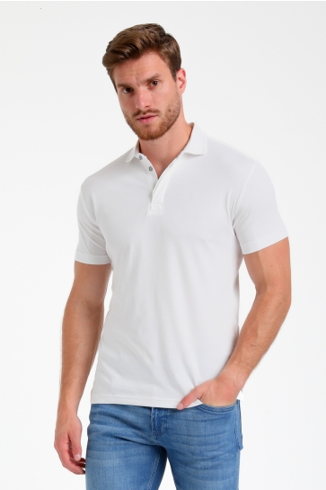 Gabbiano Polo PREMIUM POLO VAN JERSEY KWALITEIT 235531 102 Ecru