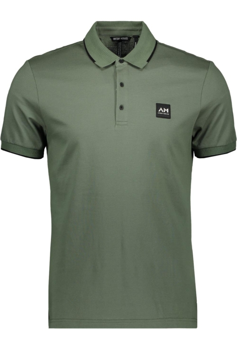 Antony Morato groene heren polo | Vooraanzicht
