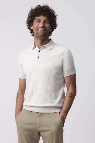 Campbell Polo NATHAN POLO KM 096104 1401 Coconut milk