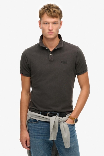 Superdry Polo VINT DESTROY POLO M1110439A DESTROY BLACK