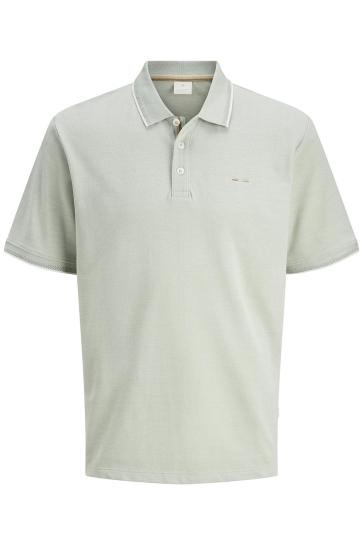 Jack & Jones Polo JPRALVES SS POLO STYD SS25 12286341 AQUA GRAY