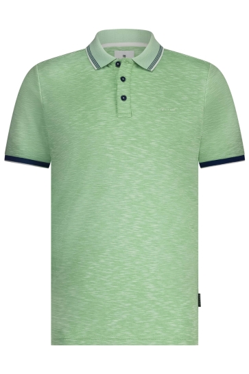 State of Art Polo GEMELEERDE POLO MET STREEPDETAILS 46115404 3400