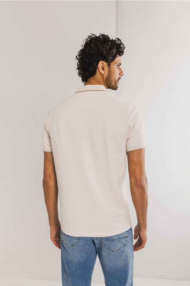 PIQUE POLO MET STREEPDETAILS 46115400 1400