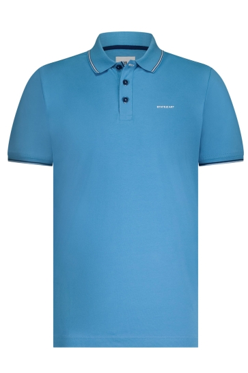 State of Art Polo PIQUE POLO VAN EEN KATOENMIX 46115417 5300 Middenblauw