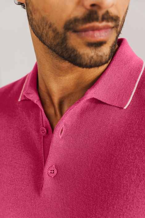 State of Art poloshirt knitted ss