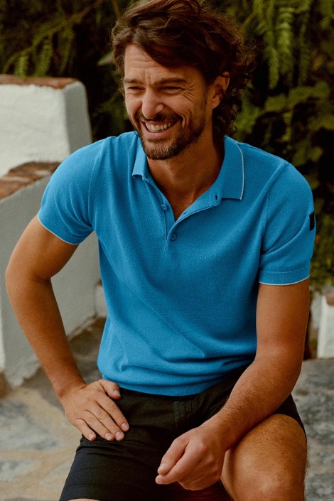 State of Art poloshirt knitted ss