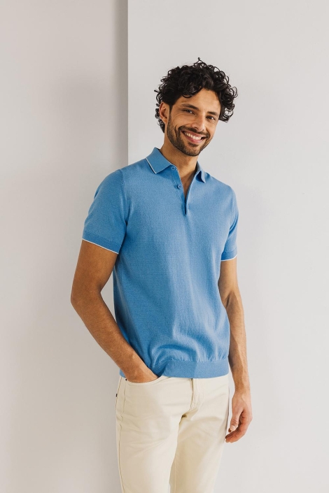State of Art poloshirt knitted ss