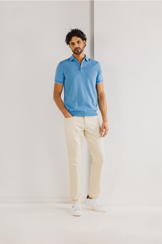 GEBREIDE POLO MET KORTE MOUWEN 47115091 5300