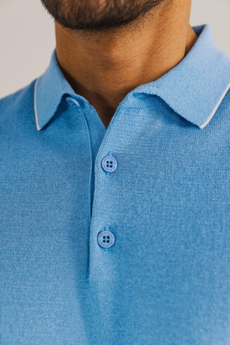 State of Art poloshirt knitted ss