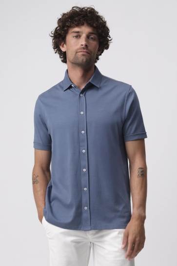 Campbell Overhemd FRANCHOCHAMP POLO KM 096120 3702 BLUE FUSION