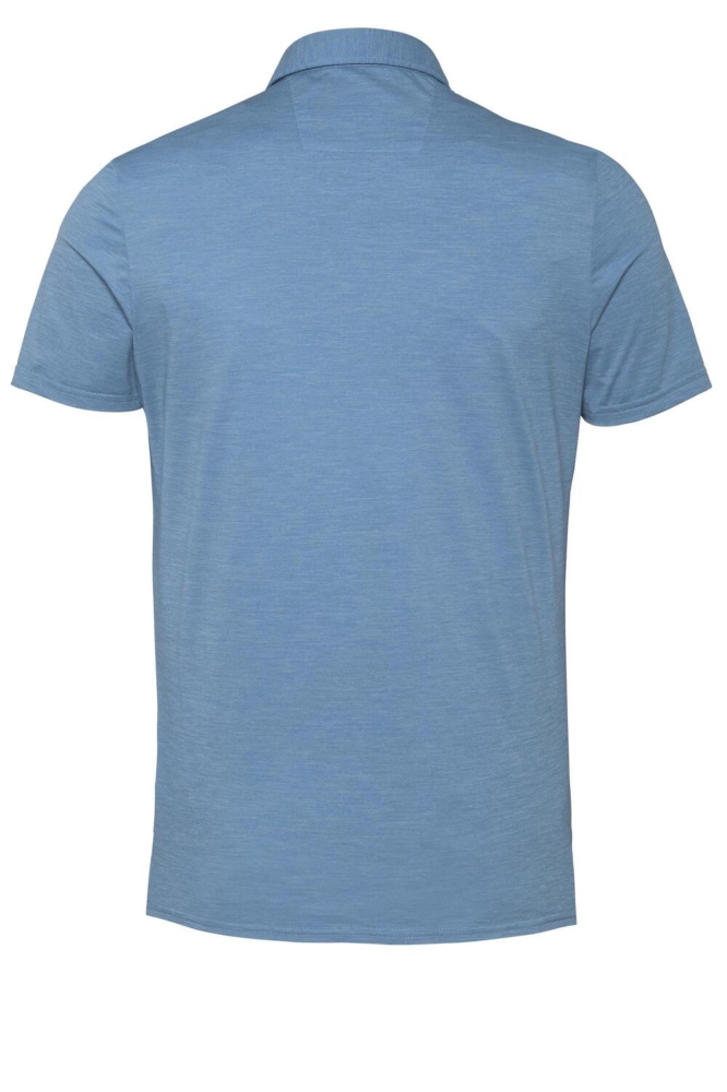 FUNCTIONAL POLO SLIM FIT HALBARM E11320-92930 114 PLAIN BLUE