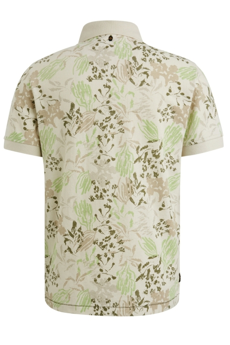 PME legend short sleeve polo printed fine piq