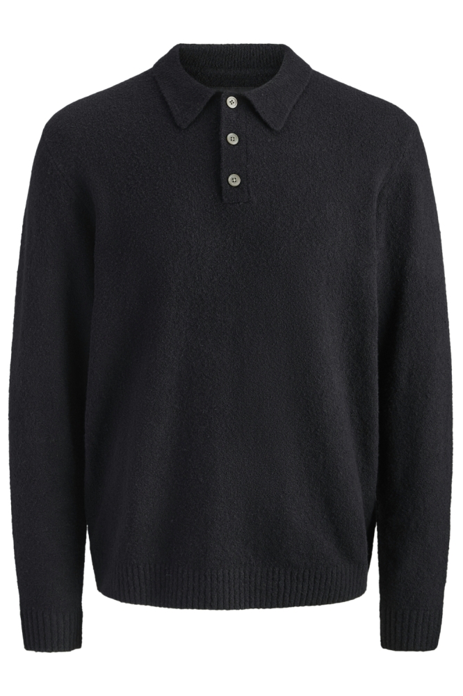 Jack & Jones zwarte heren trui | Vooraanzicht