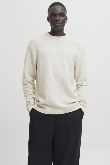 Jack & Jones JPRBLAMAVERICK KNIT PACK BF LN 12286144 SILVER LINNING/MOCK