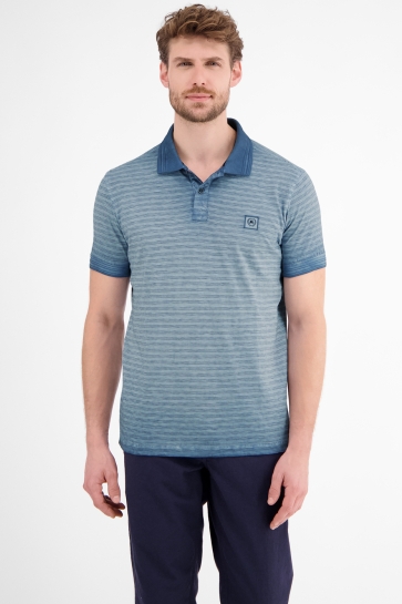 Lerros Polo GESTREEPT POLOSHIRT 2543240 443