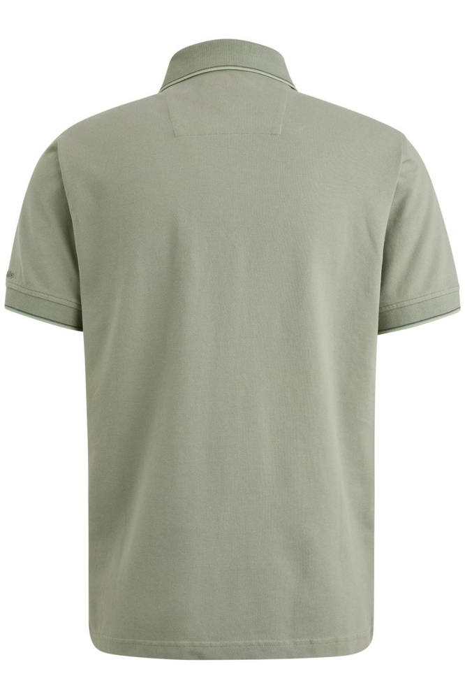 PME legend groene heren polo | Achteraanzicht