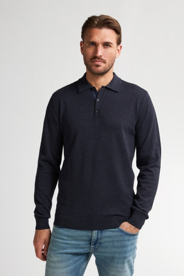 Petrol Industries POLO MET KNOOPSLUITING M 3050 KWC204 5092 Royal Navy