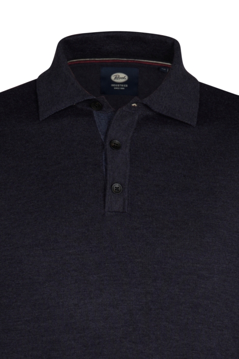 Petrol Industries blauwe heren polo | Unique Selling Point