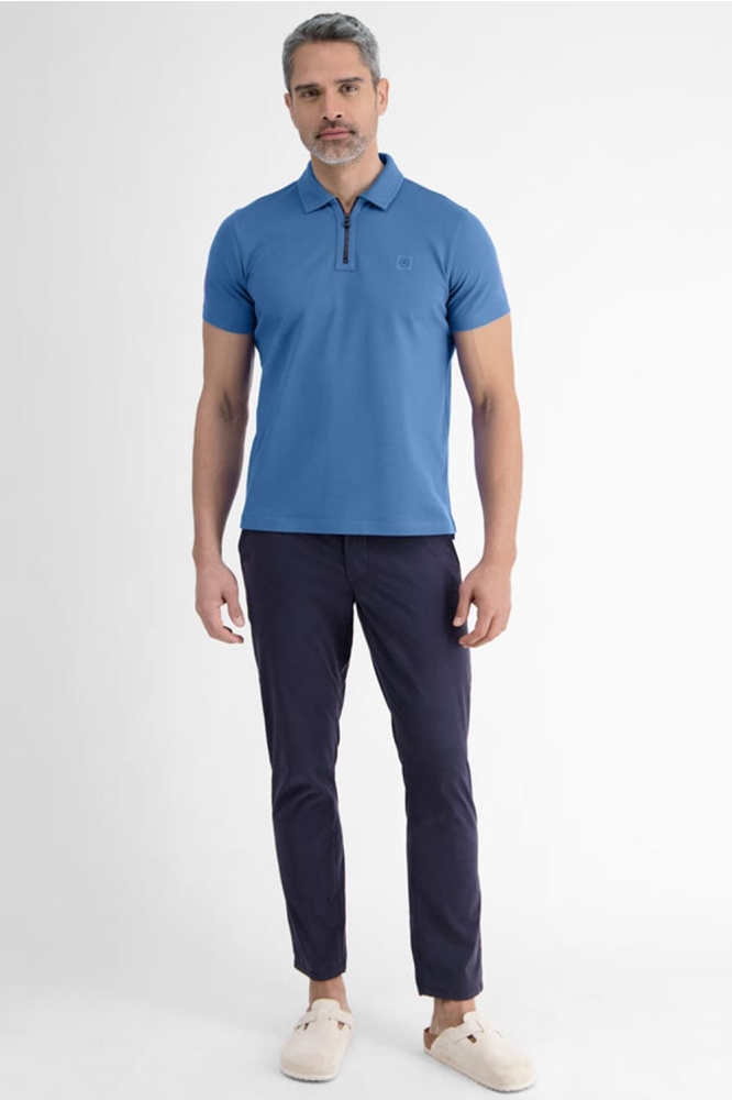 Lerros blauwe heren polo | Model
