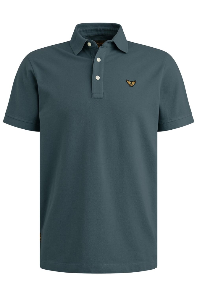 PME legend grijze heren polo | Vooraanzicht