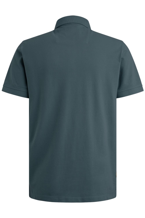 PME legend grijze heren polo | Achteraanzicht