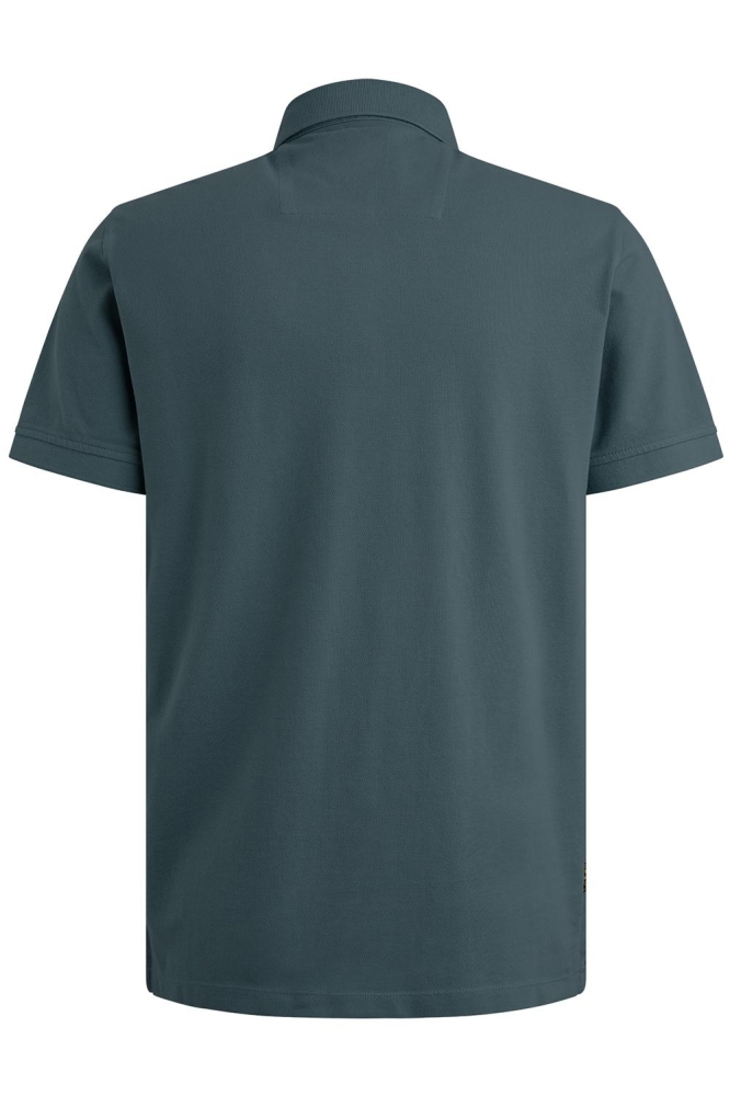 PME legend grijze heren polo | Achteraanzicht