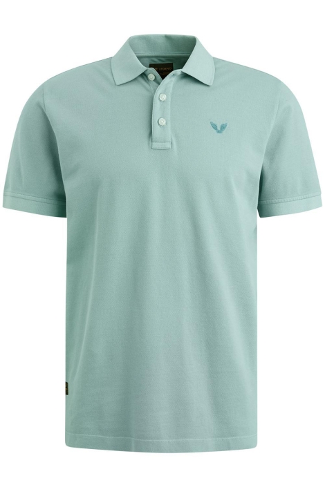 PME legend blauwe heren polo | Vooraanzicht