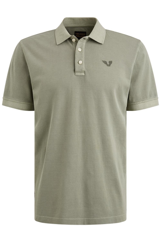 PME legend groene heren polo | Vooraanzicht