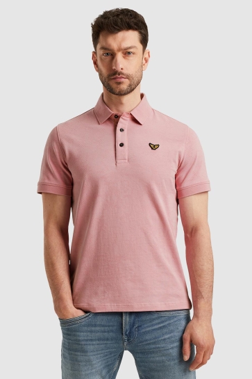 PME legend Polo POLO VAN PIQUE PPSS2505860 4038 MOONLIGHT MAUVE