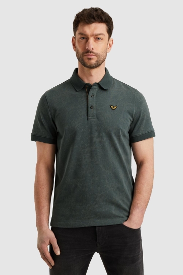PME legend Polo POLO VAN PIQUE PPSS2505860 9076 DARK SLATE
