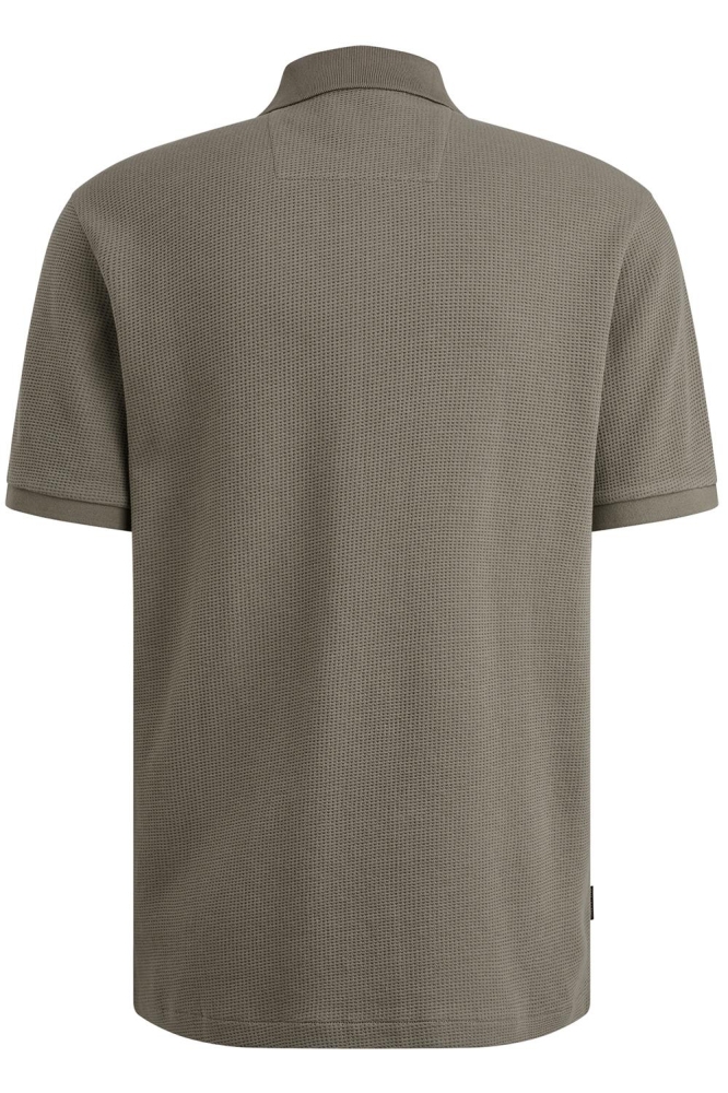 PME legend groene heren polo | Achteraanzicht