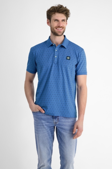 Lerros Polo POLOSHIRT MET MINIMALISTISCHE PRINT 2563270 435