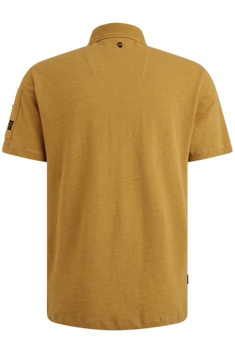 PME legend gele heren polo | Achteraanzicht