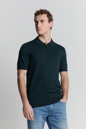 NO-EXCESS Polo POLOSHIRT MET KORTE MOUWEN 27210352 078 NIGHT