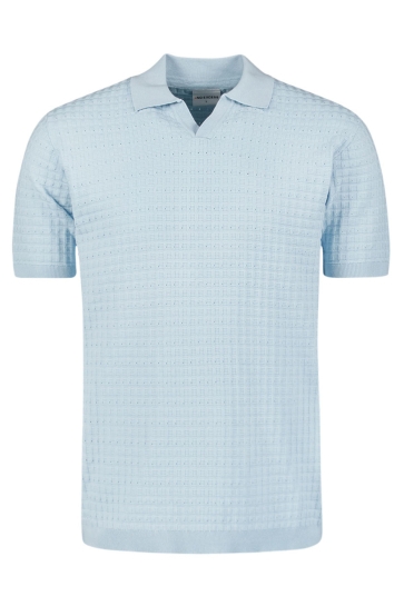 NO-EXCESS Polo POLO MET KORTE MOUWEN 27230363 130 CLOUD