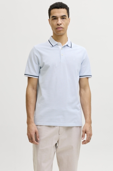 Jack & Jones JJEPAULOS POLO SS NOOS 12136668 Celestial Blue/PLAY
