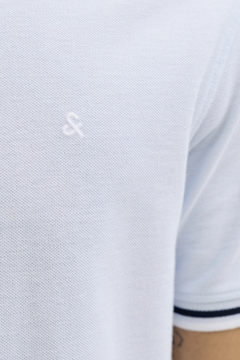 Jack & Jones blauwe heren polo | Kleurstaal