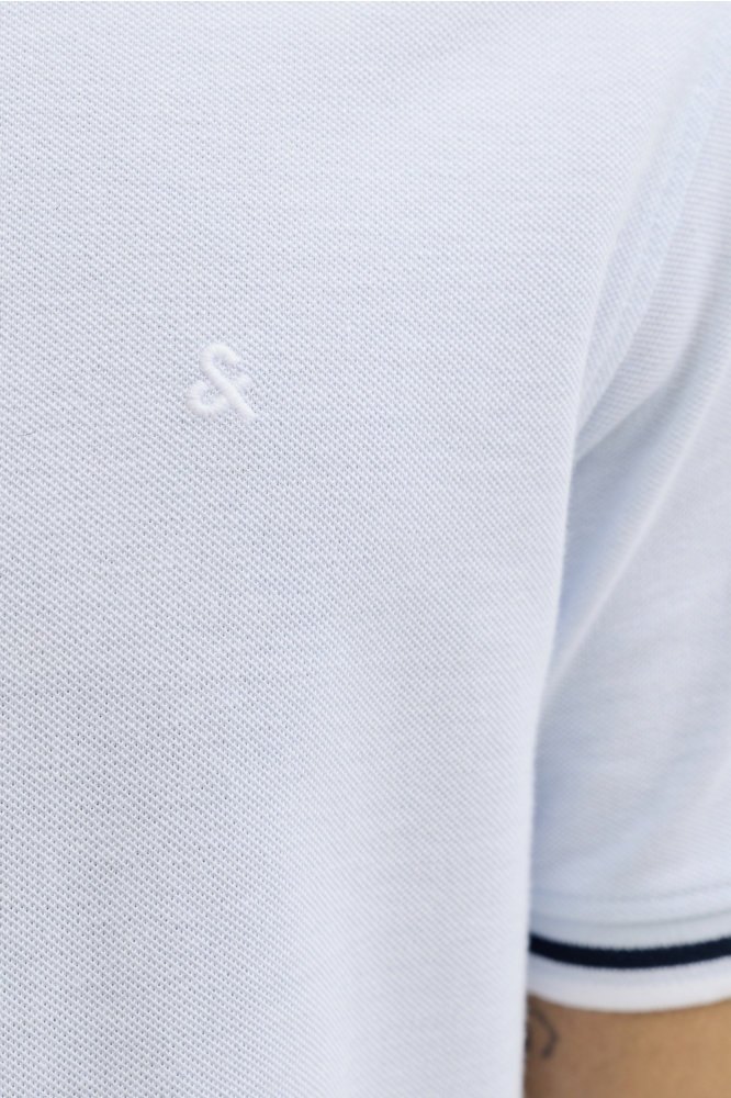 Jack & Jones blauwe heren polo | Kleurstaal