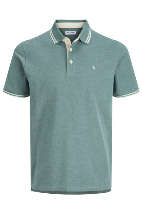 Jack & Jones groene heren polo | Vooraanzicht